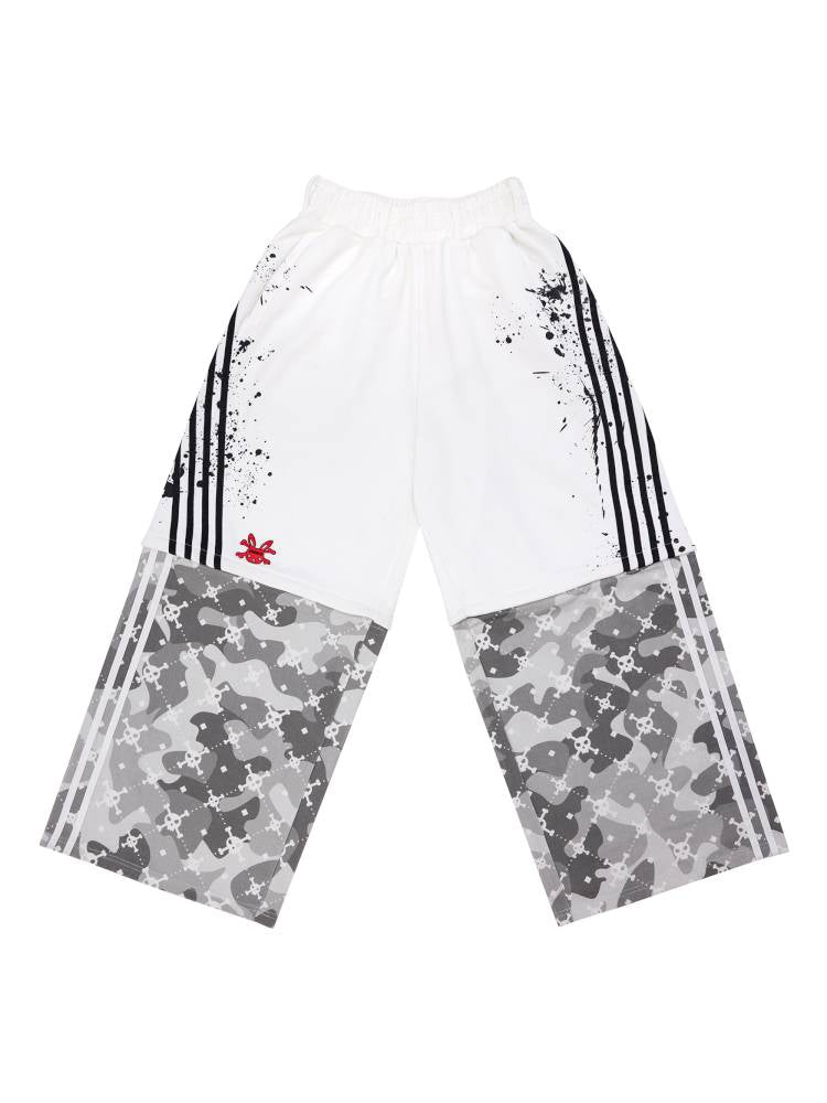 Faux Two-Piece Skull Print Sweatpants【s0000014420