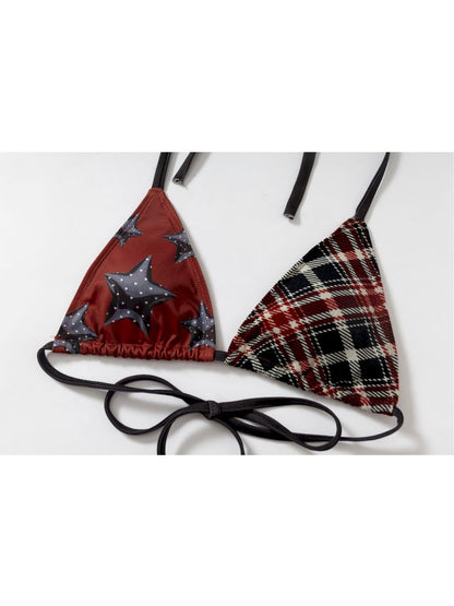 Star Print Bikini Swimsuit【s0000012623】