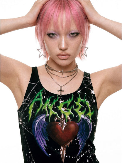 Original Gothic Slimming Vest Dress【s0000017401】