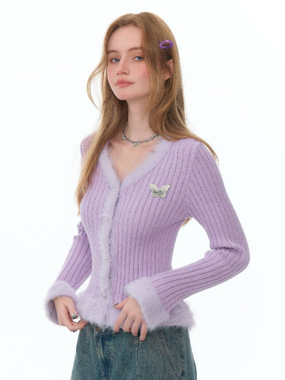 V-Neck 니트 스웨터 가디건 [S0000011493]