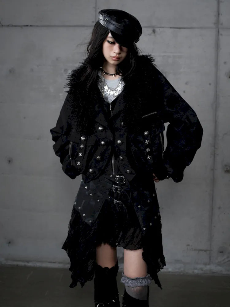 Faux Two-Piece Functional Jacket【s0000014115】