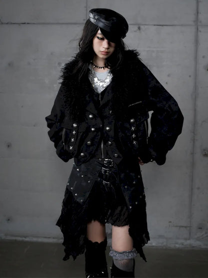 Faux Two-Piece Functional Jacket【s0000014115】