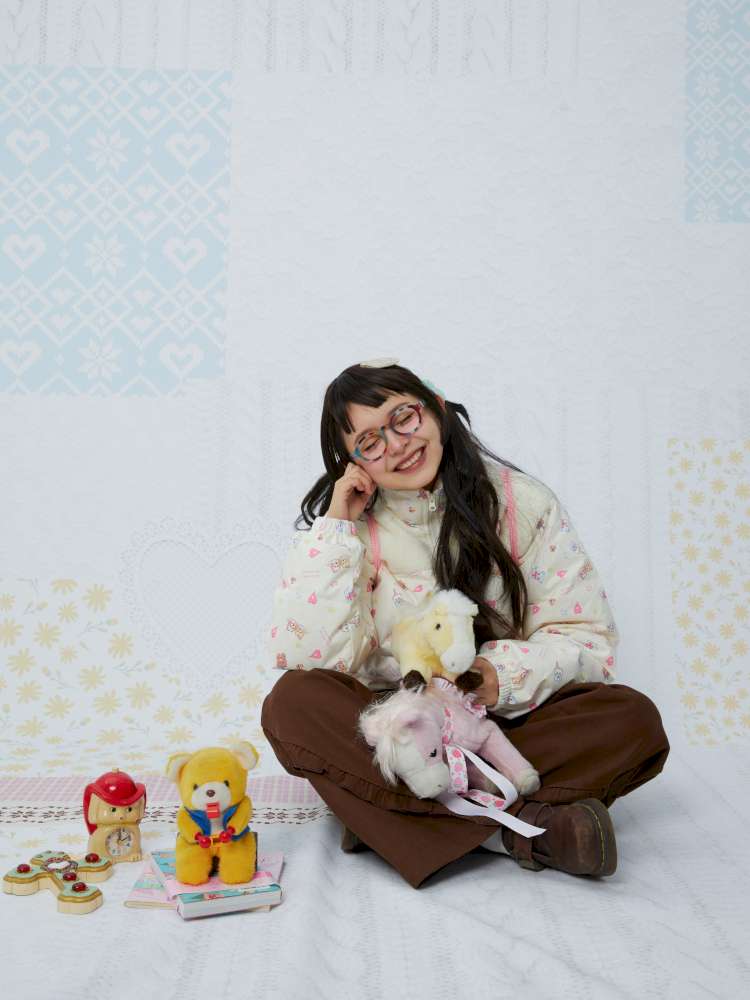 Print Patchwork Warm Down Jacket【s0000015038】