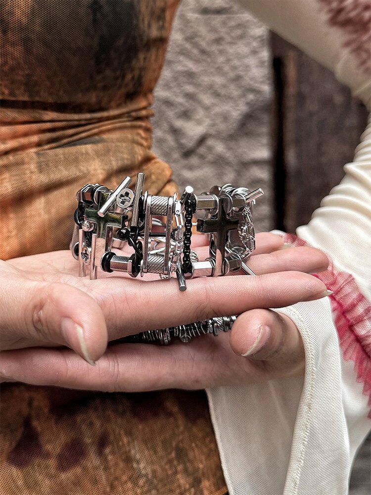Handmade Hardcore Punk Bracelet【s0000018889】