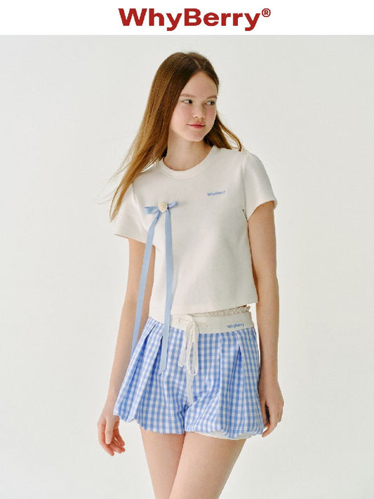 Bow Flutter T-shirt Short Sleeve【s0000011972】