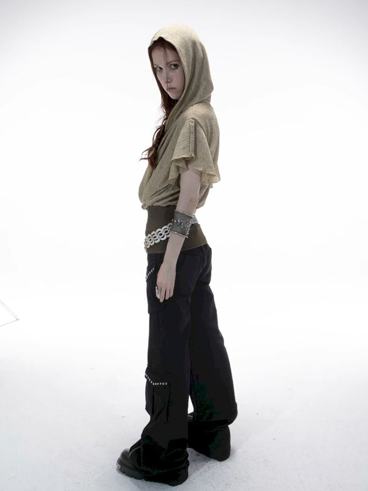 Wide Leg Narrow Crotch Work Pants【s0000012705】