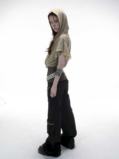 Wide Leg Narrow Crotch Work Pants【s0000012705】