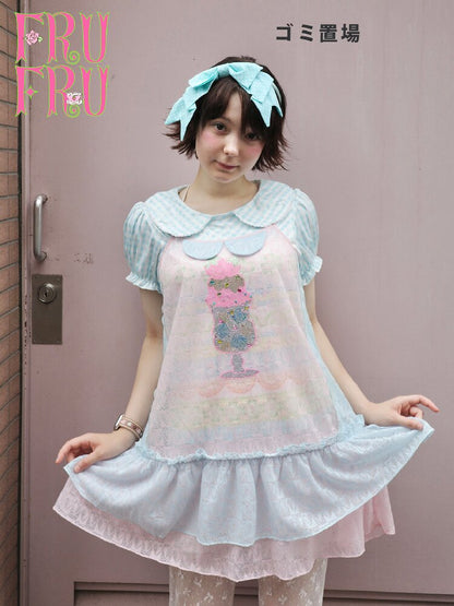Patchwork Rhinestone Mesh Dress【s0000017759】