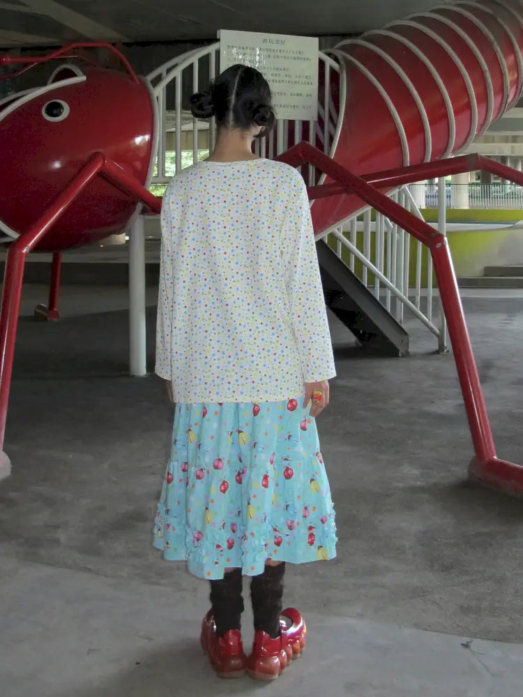 Beetle Print Cute Casual Oversized T-Shirt【s0000014192】