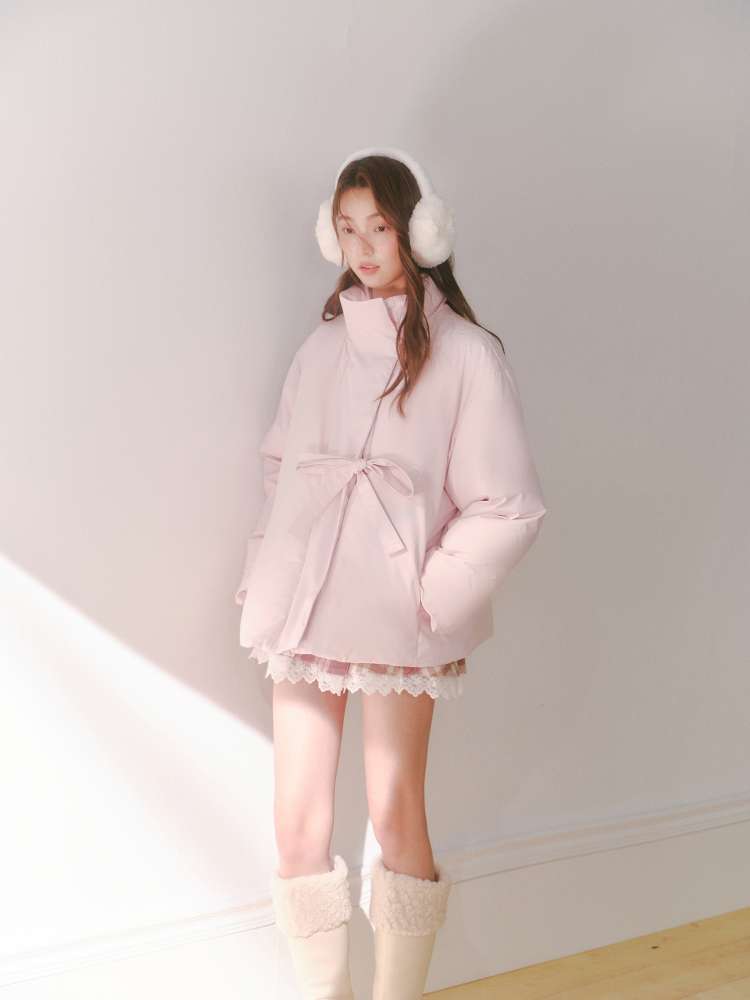 Cherry Blossom Bow Down Jacket【s0000014865】