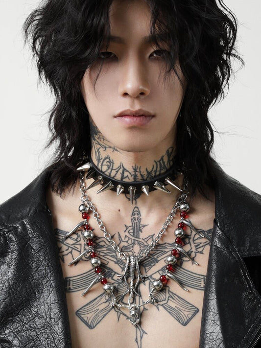 Handmade Y2K Punk Beaded Chain【s0000018967】