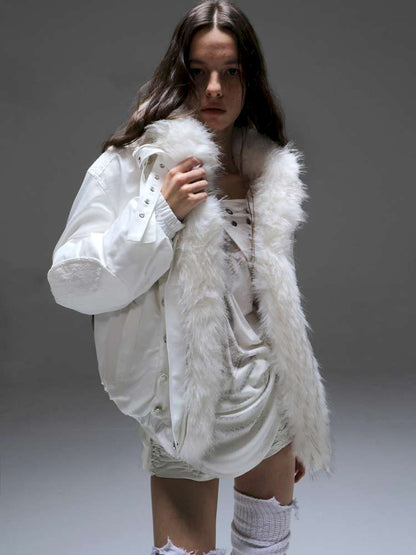 Loose Oversized Fur Collar Down Jacket【s0000014709】