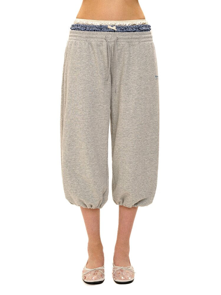 Fake Two Piece Waistband Shorts【s0000017436】