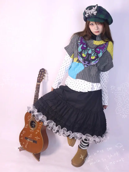 Color-Blocked Sweater Vest【s0000014347】