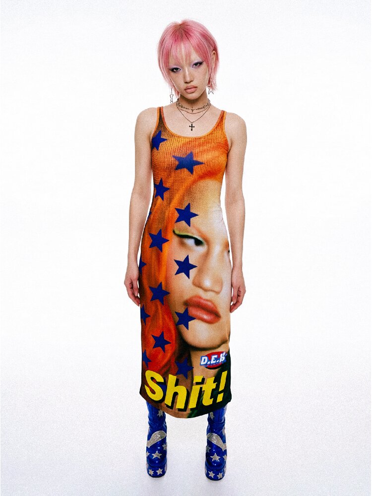 Original Design Slim Vest Long Dress【s0000017403】