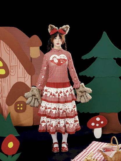 Red Mesh Sun Protection Base【s0000013936】