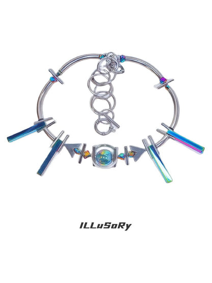 Gem Pharaoh Heavy Futurist Choker【s0000018821】