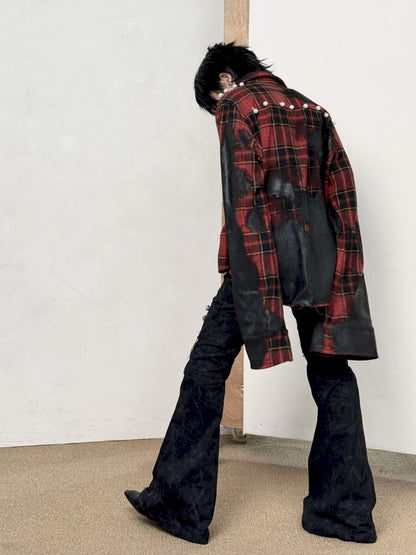 Stained Shirt Jacket【s0000013715】