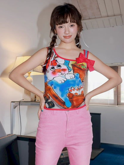 Colorful Vintage Vest【s0000013341】