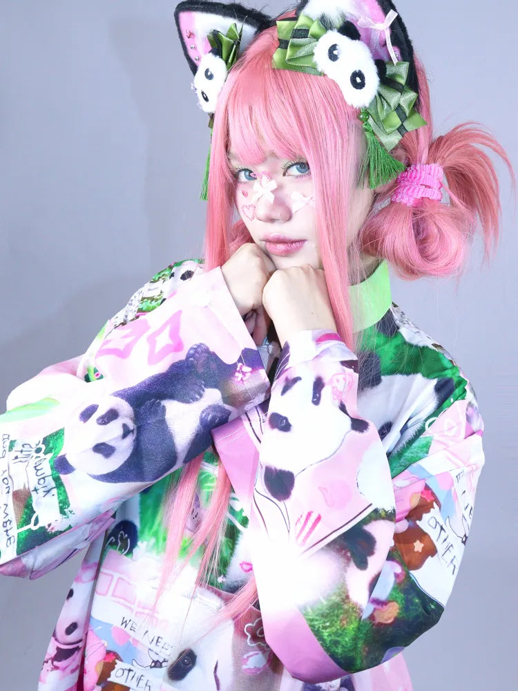 Cartoon Plush Panda Hairband Headpiece Accessory【s0000013978】