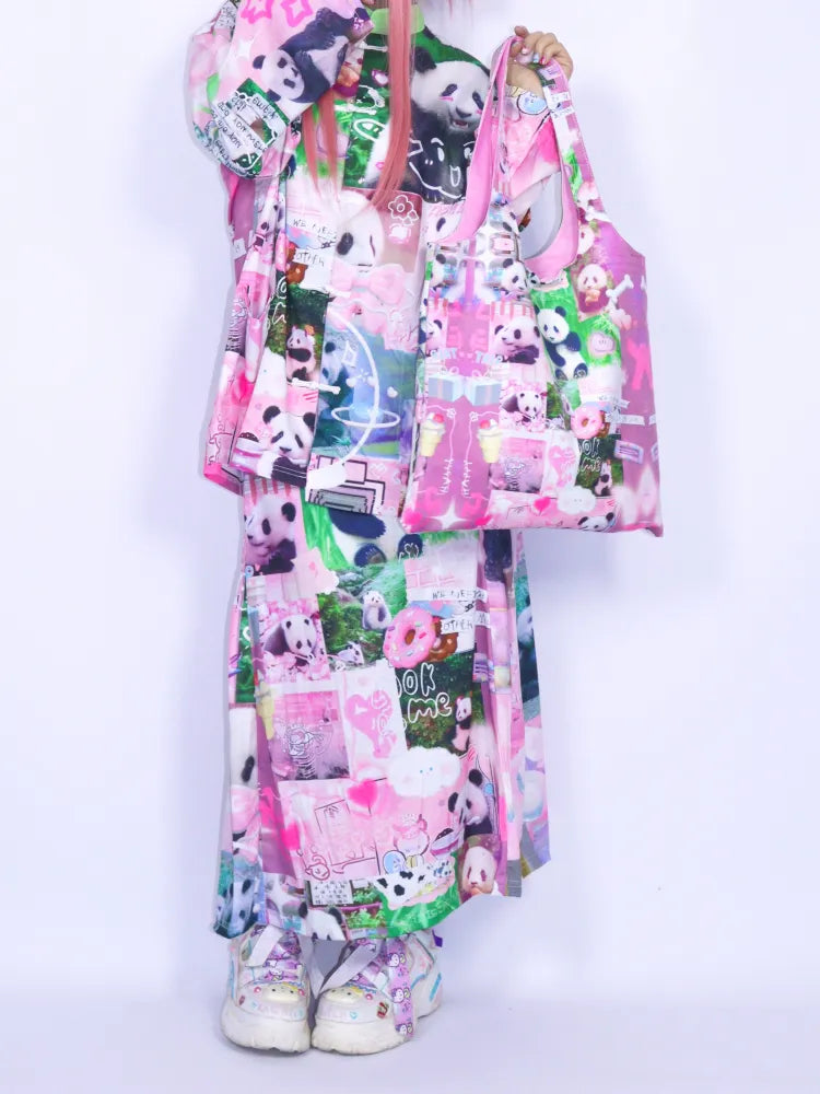 Cute Cartoon Print Shoulder Bag Tote Bag【s0000013980】