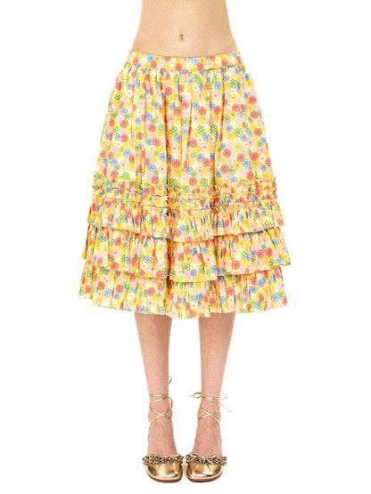 Floral Heavy Work Lace Cake Skirt【s0000016114】