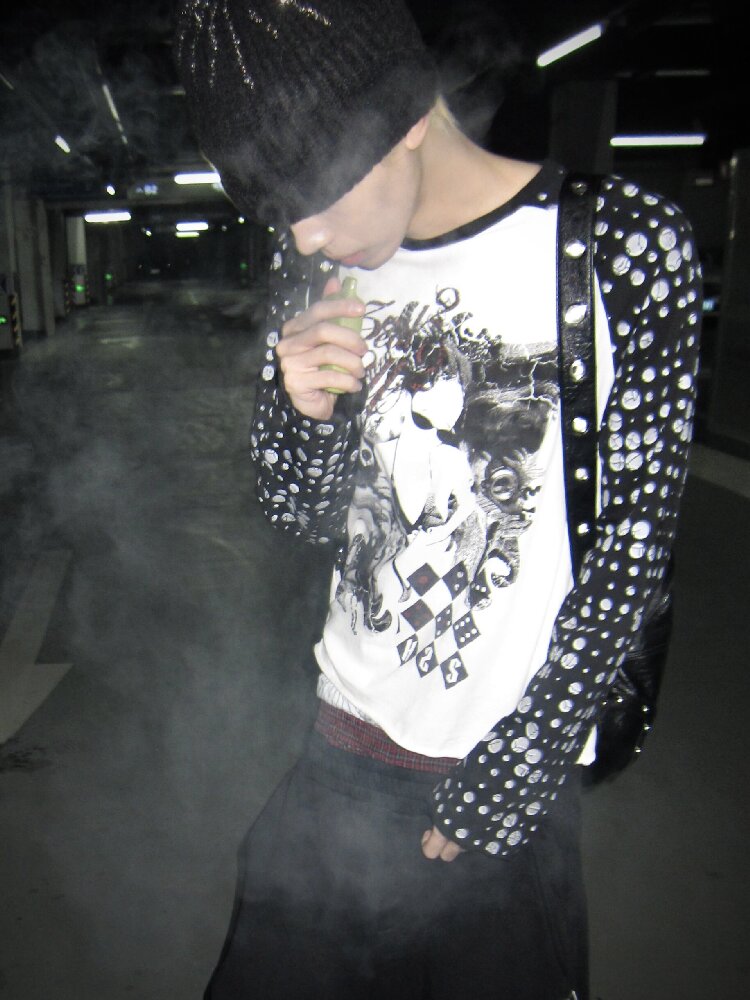 Ghost Polka Dot Raglan Long Tee【s0000016956】