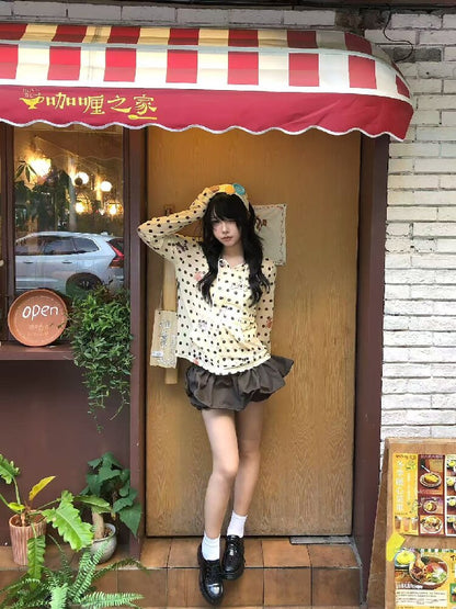 Vintage Y2K Animal Mesh Zip Jacket【s0000018292】
