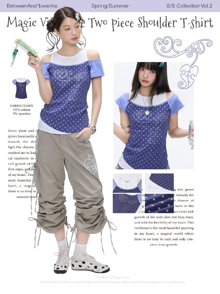 Asian Short Sleeve Two Piece T-Shirt【s0000016404】