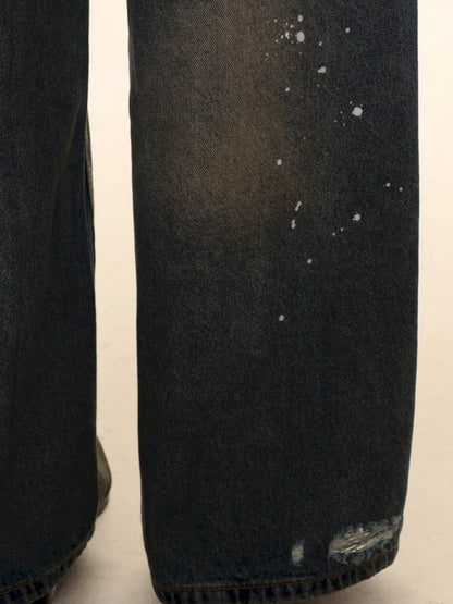 Splash Ink Flip Dot Casual Long Pants【s0000006006】