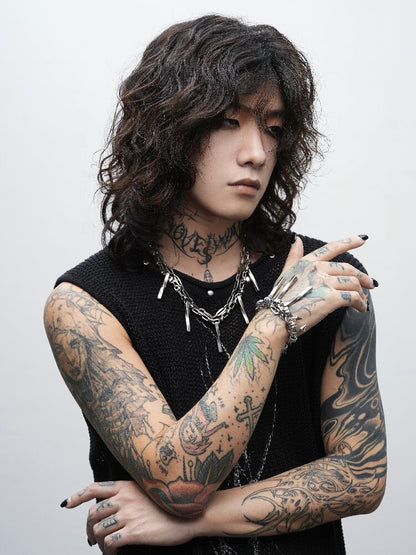 Split Pillar Heavy Punk Chain【s0000019000】