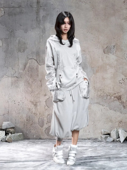 Color-Blocked Oversized Sweatshirt【s0000014135】