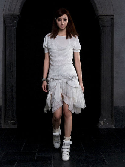 Bubble short sleeve t-shirt【s0000012309】