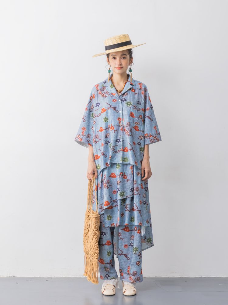 Cuban short-sleeved shirt dress pants【s0000013315】