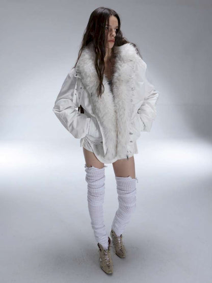 Loose Oversized Fur Collar Down Jacket【s0000014709】