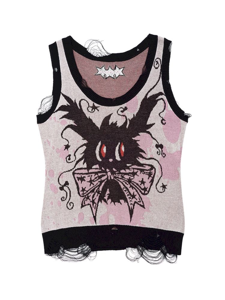 Magic Bunny Knitted Vest【s0000008978】
