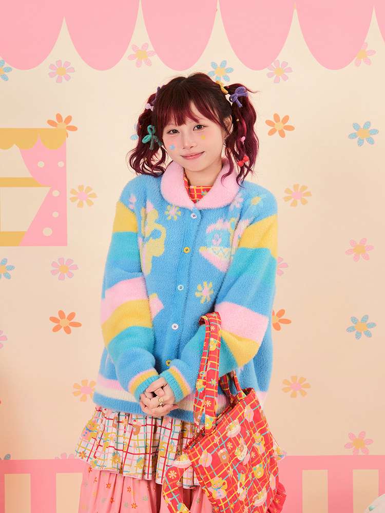 Showa Sweets House Mink Knit Cardigan【s0000015166】