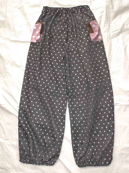 Polka Dot Bow Loose Trousers【s0000015199】