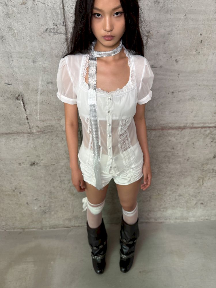 Princess sleeve shirt【s0000012702】