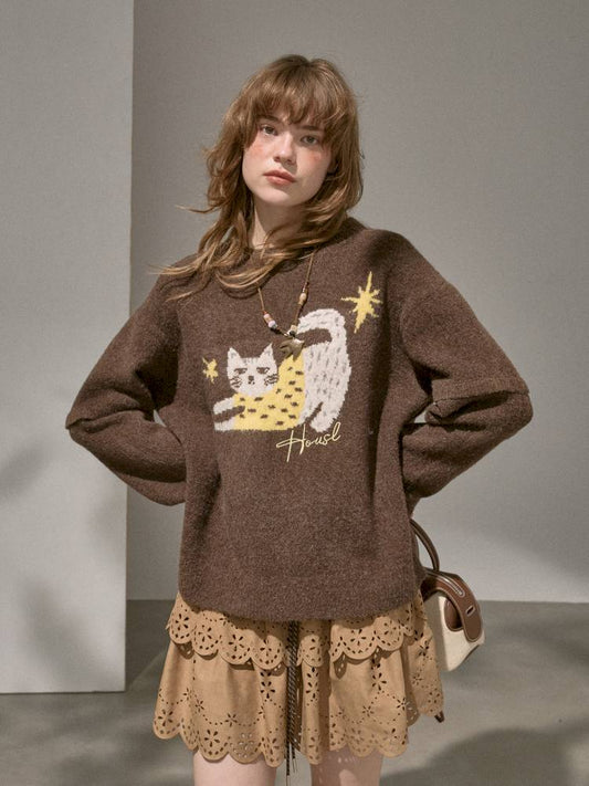 Long-Sleeve Pullover Knit Sweater【s0000014401】