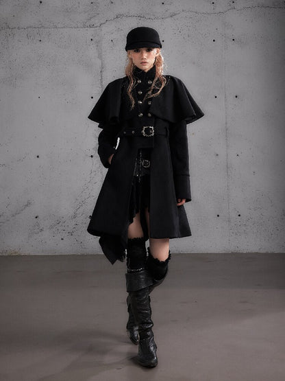 Modern Court Heiress Wool Cape Jacket【s0000019150】