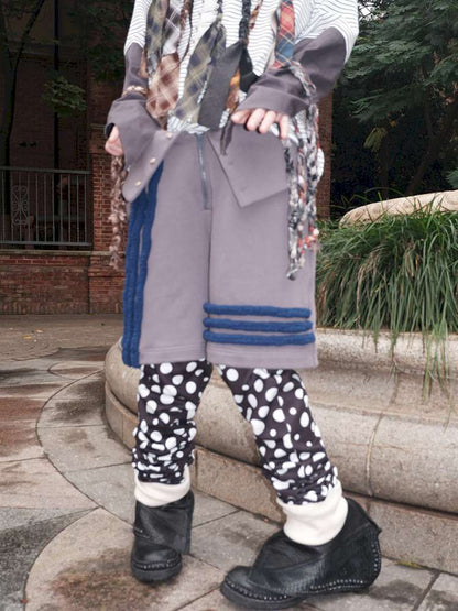 Polka Dot Fake Two Piece Trousers【s0000015151】