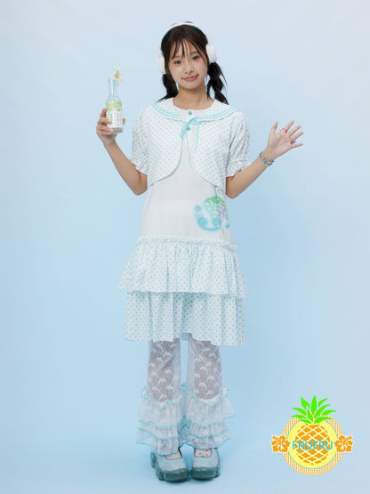 Navy Collar Two-Piece Dress【s0000013161】