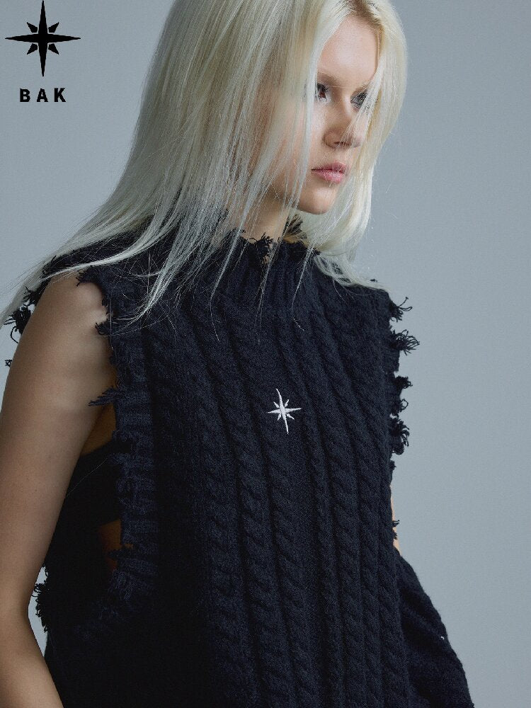 Worn Tassel Braided Silver Top【s0000018544】
