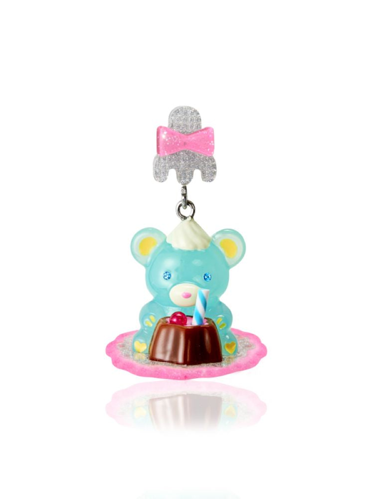 Pudding Bear Resin Colorful Earrings【s0000013353】