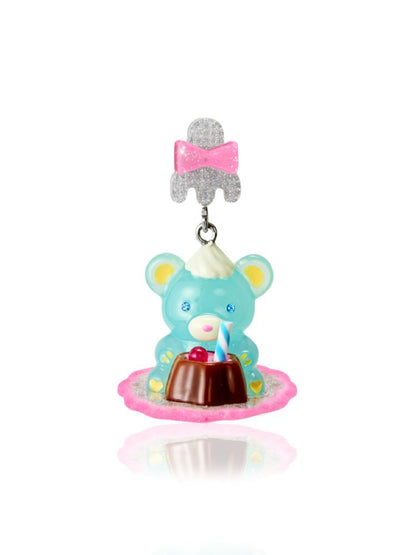 Pudding Bear Resin Colorful Earrings【s0000013353】
