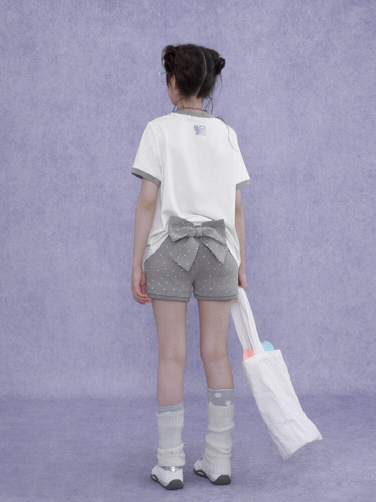 Print Crew Neck Short Sleeve T-Shirt【s0000016646】