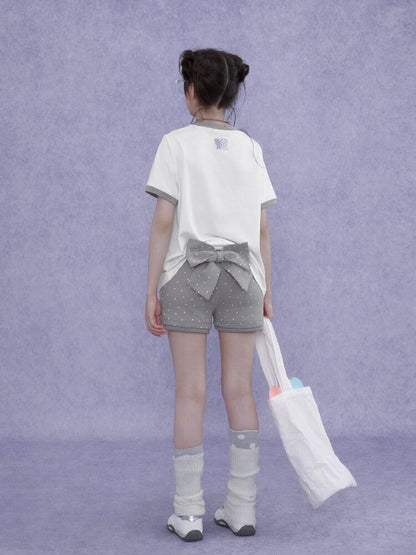 Print Crew Neck Short Sleeve T-Shirt【s0000016646】