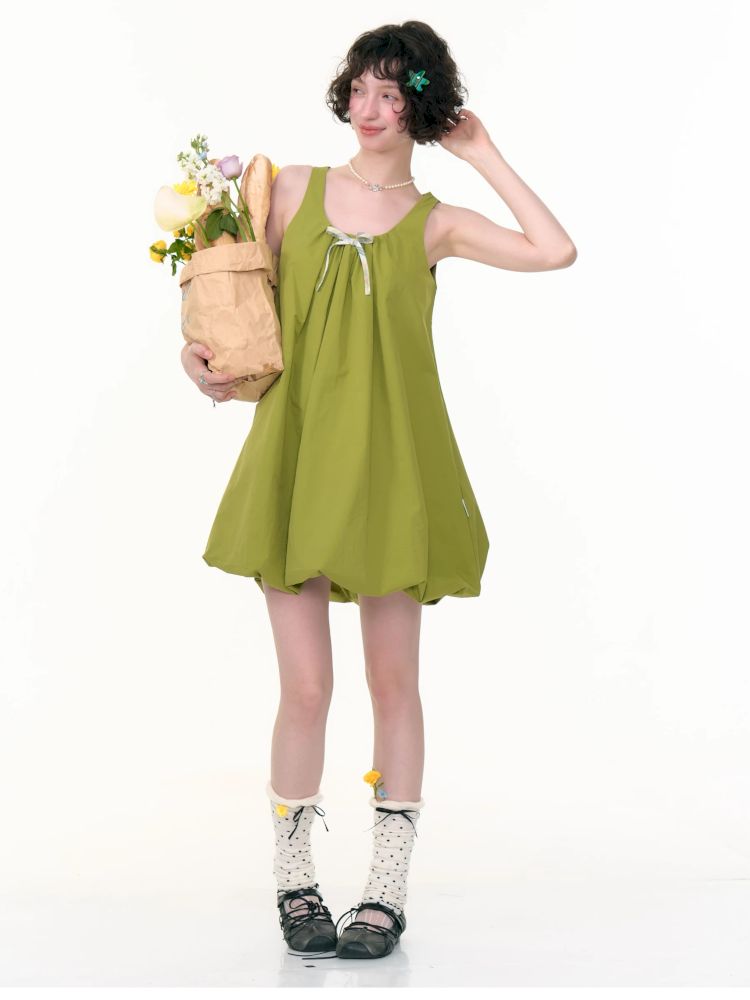 Pod Sleeveless Pocket Dress【s0000013372】