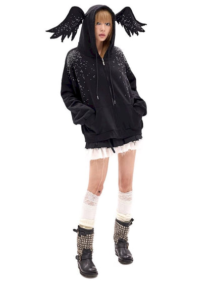 Black Angel Sweatshirt【s0000011792】